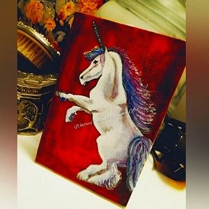 "My Unicorn" by Whitney Marks Art 8x10 print Nursery fantasy cottage asthetic